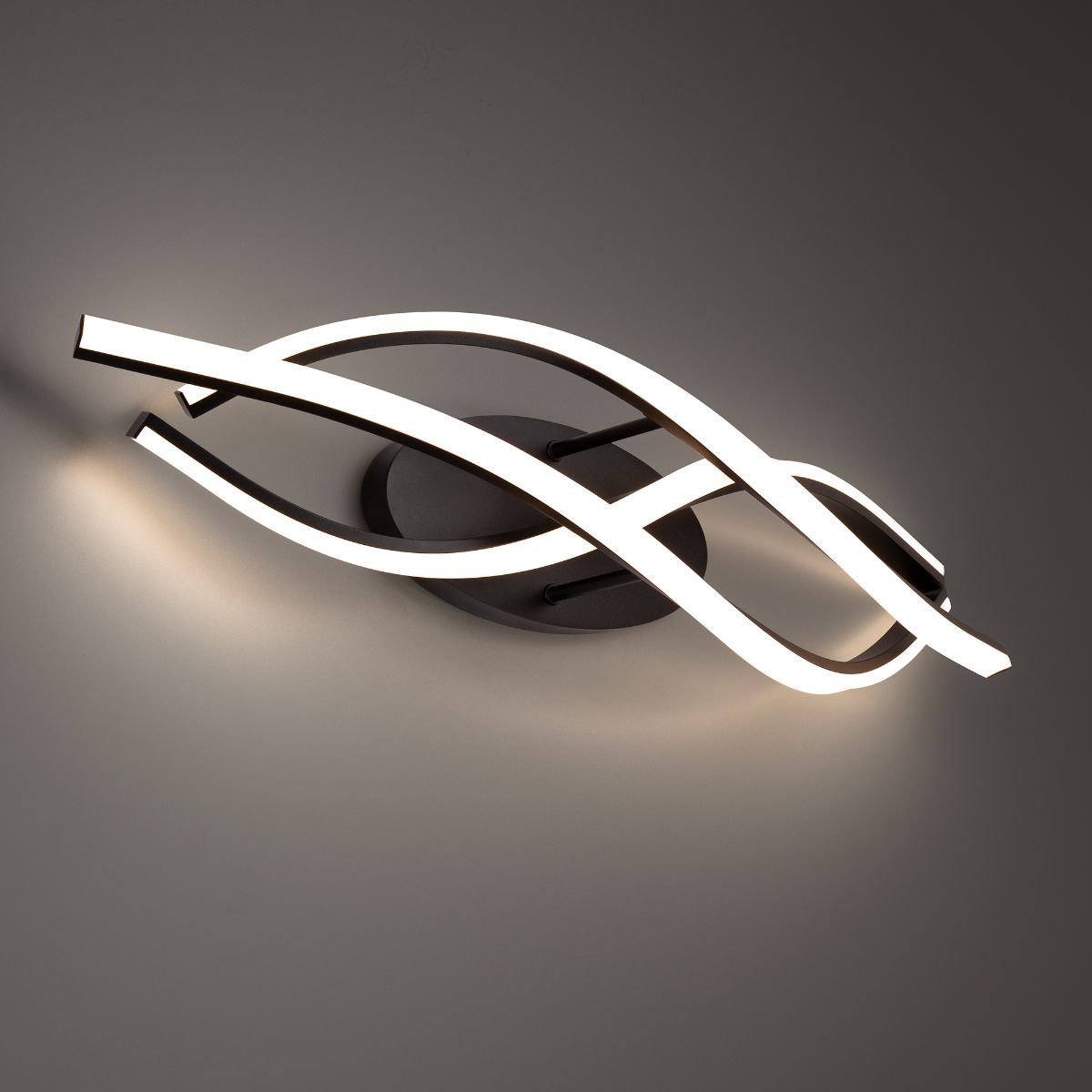 Lior 29" LED Vanity Light, Black Finish - Bees Lighting