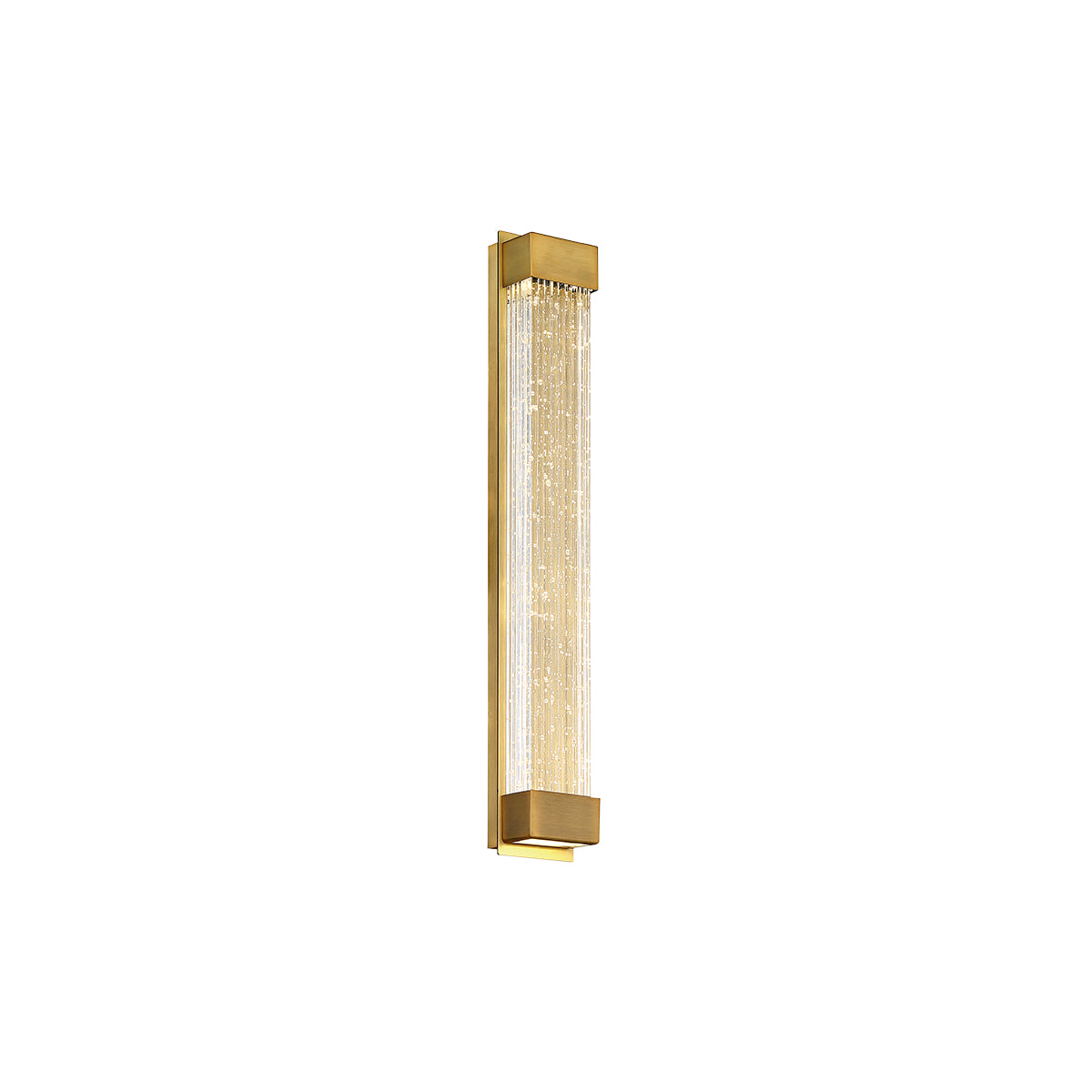 Tower LED Crystal Wall Sconce, Ambient and Downlight Illumination - Bees Lighting