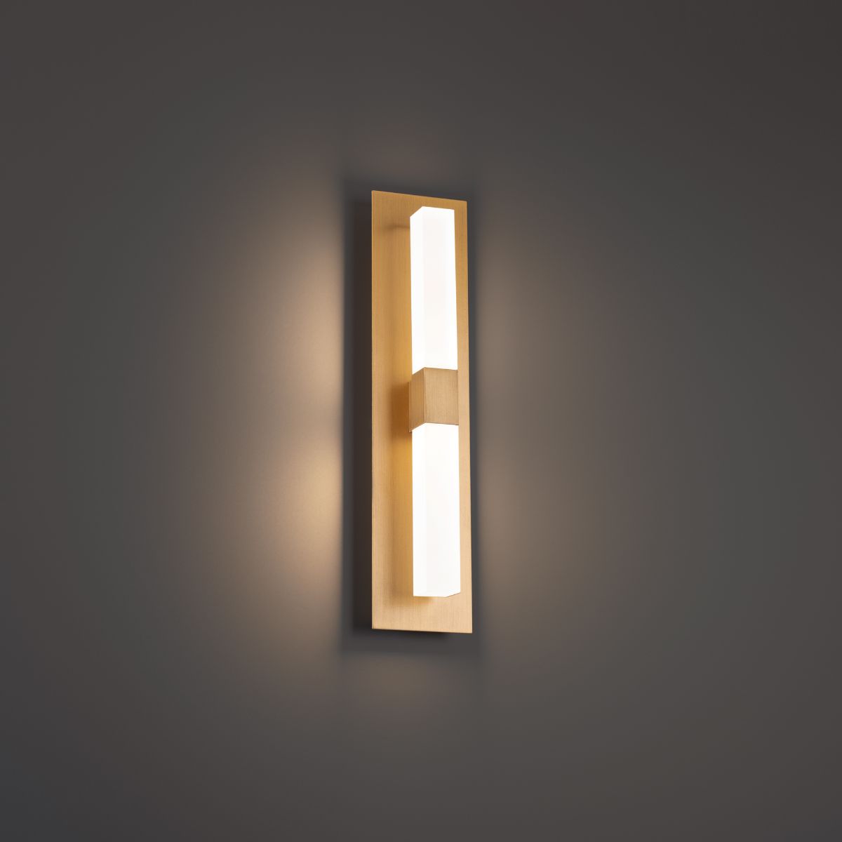 Camelot 16 in. LED Wall Light 3000K Brass finish - Bees Lighting