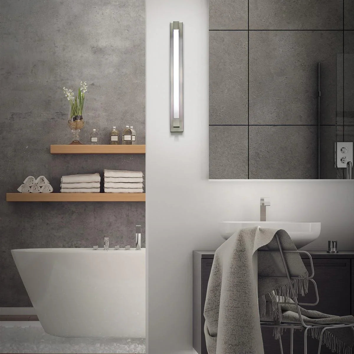 Barre LED Bath Bar 3000K Brushed Nickel finish - Bees Lighting