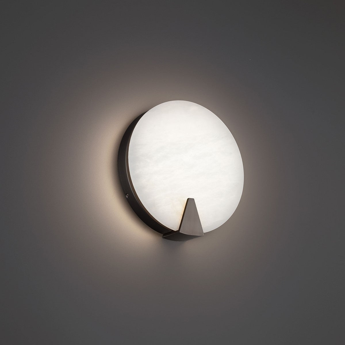 Ophelia 10" LED Wall Sconce, Antique Nickel Finish - Bees Lighting