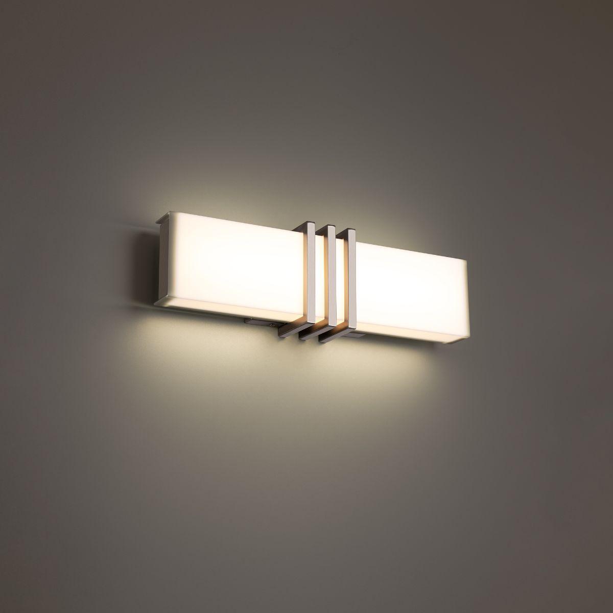 Minibar 18 in. LED Bath Bar 3000K Brushed Nickel finish - Bees Lighting
