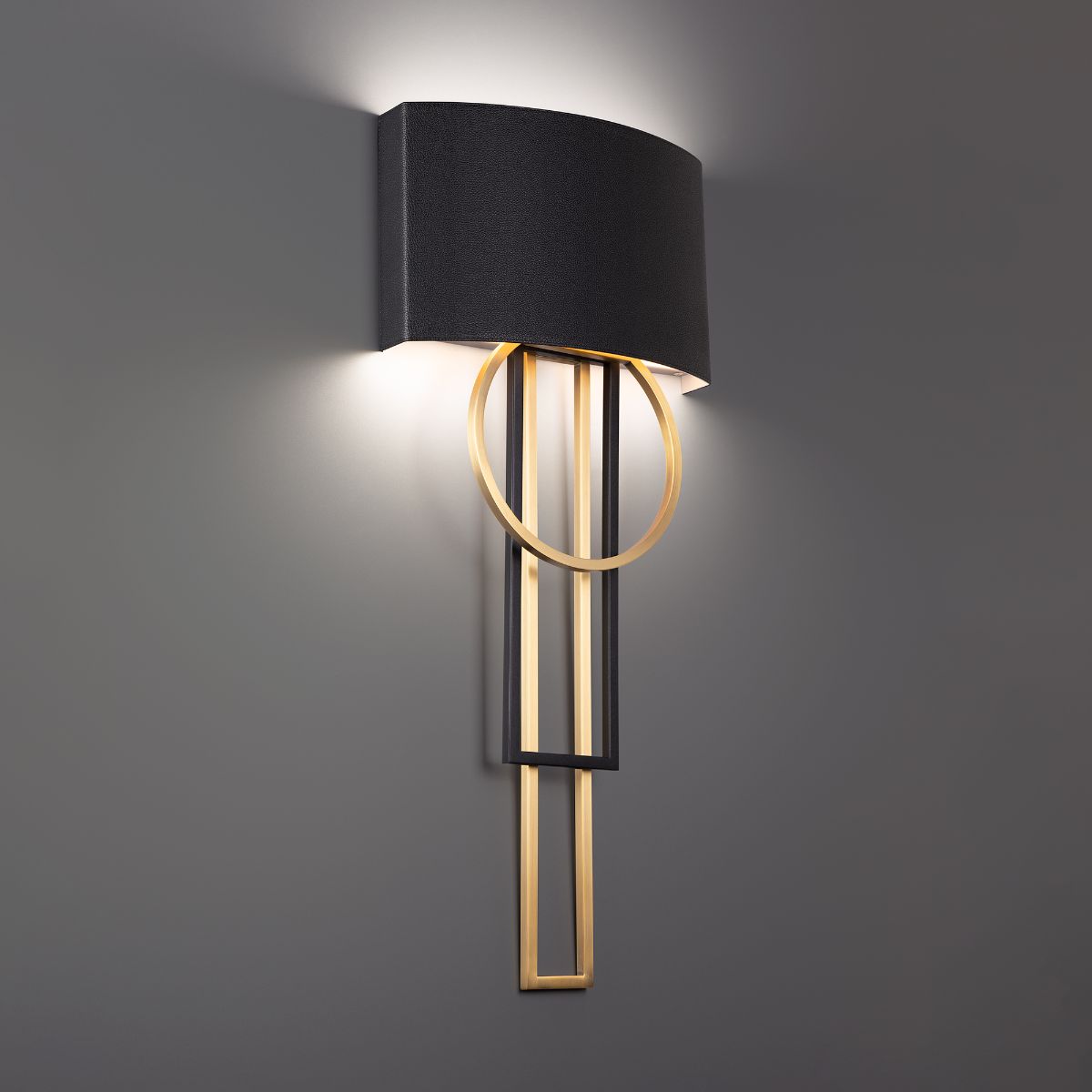 Sartre 32 in. LED Wall Sconce Brass finish