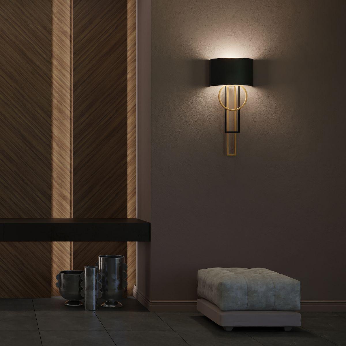 Sartre 32 in. LED Wall Sconce Brass finish