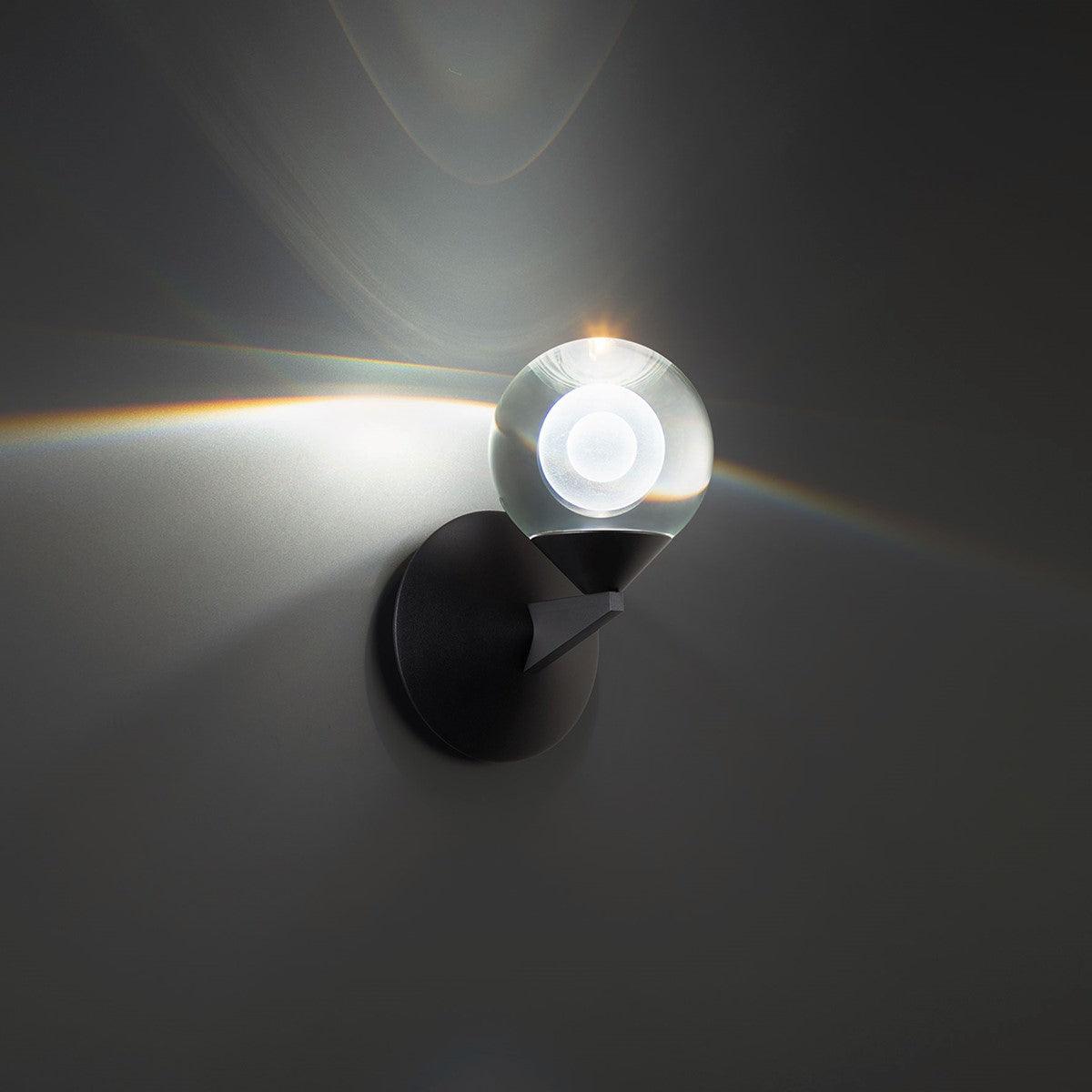 Double Bubble 8 in. LED Armed sconce