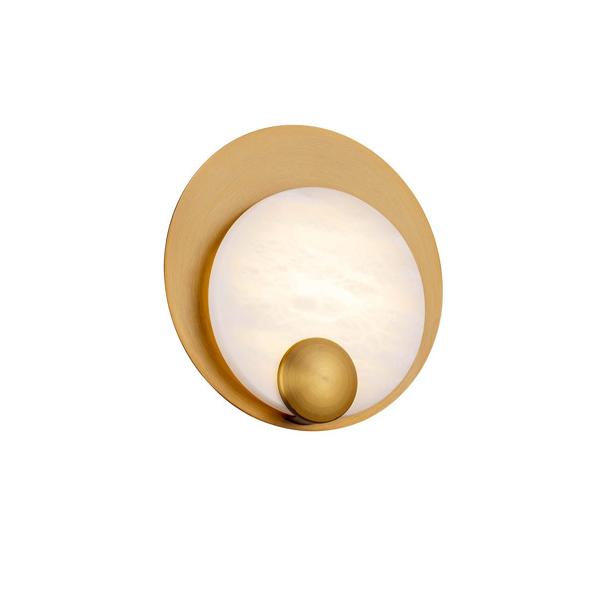 Rowlings 10" LED Wall Sconce, Aged Brass Finish - Bees Lighting