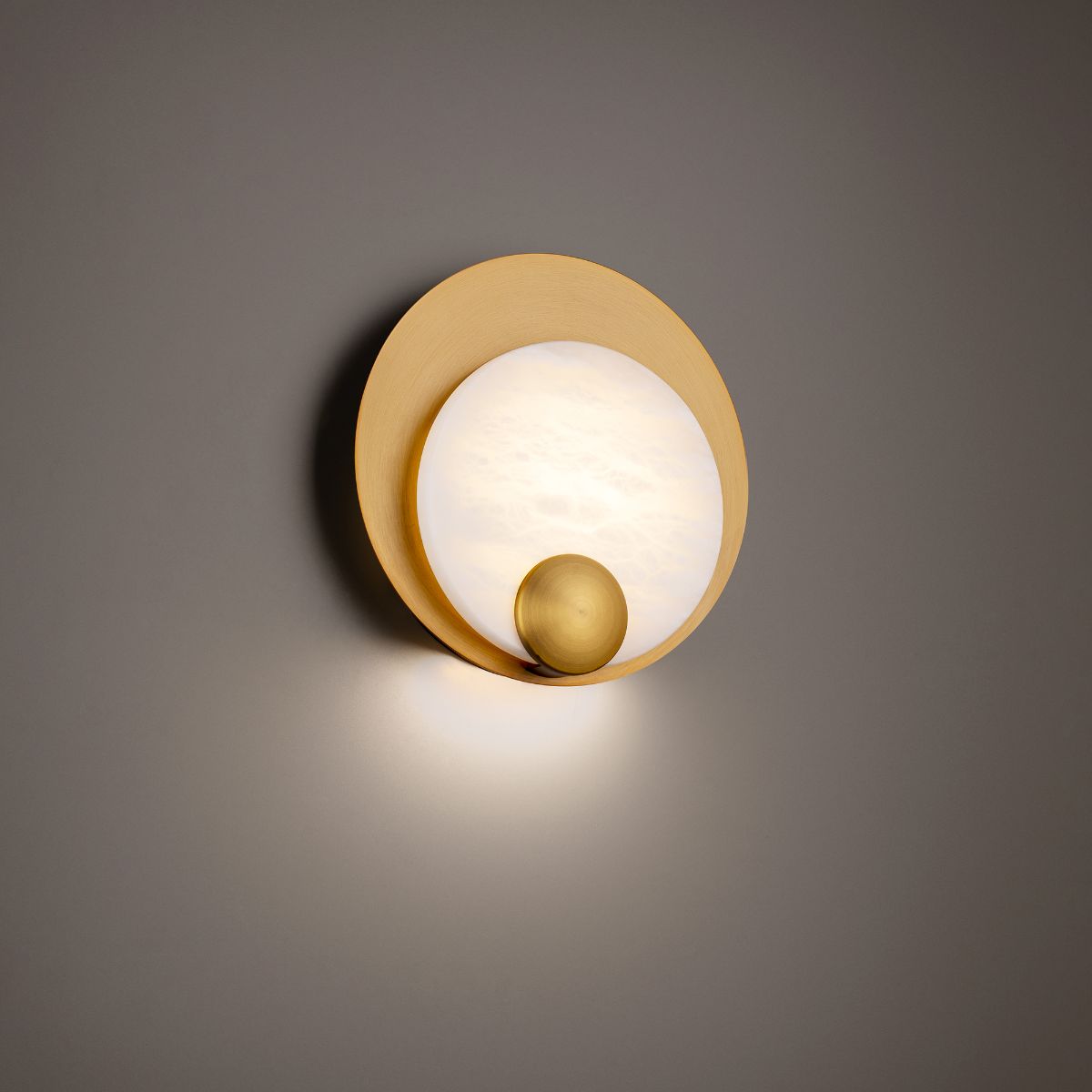 Rowlings 10" LED Wall Sconce, Aged Brass Finish - Bees Lighting
