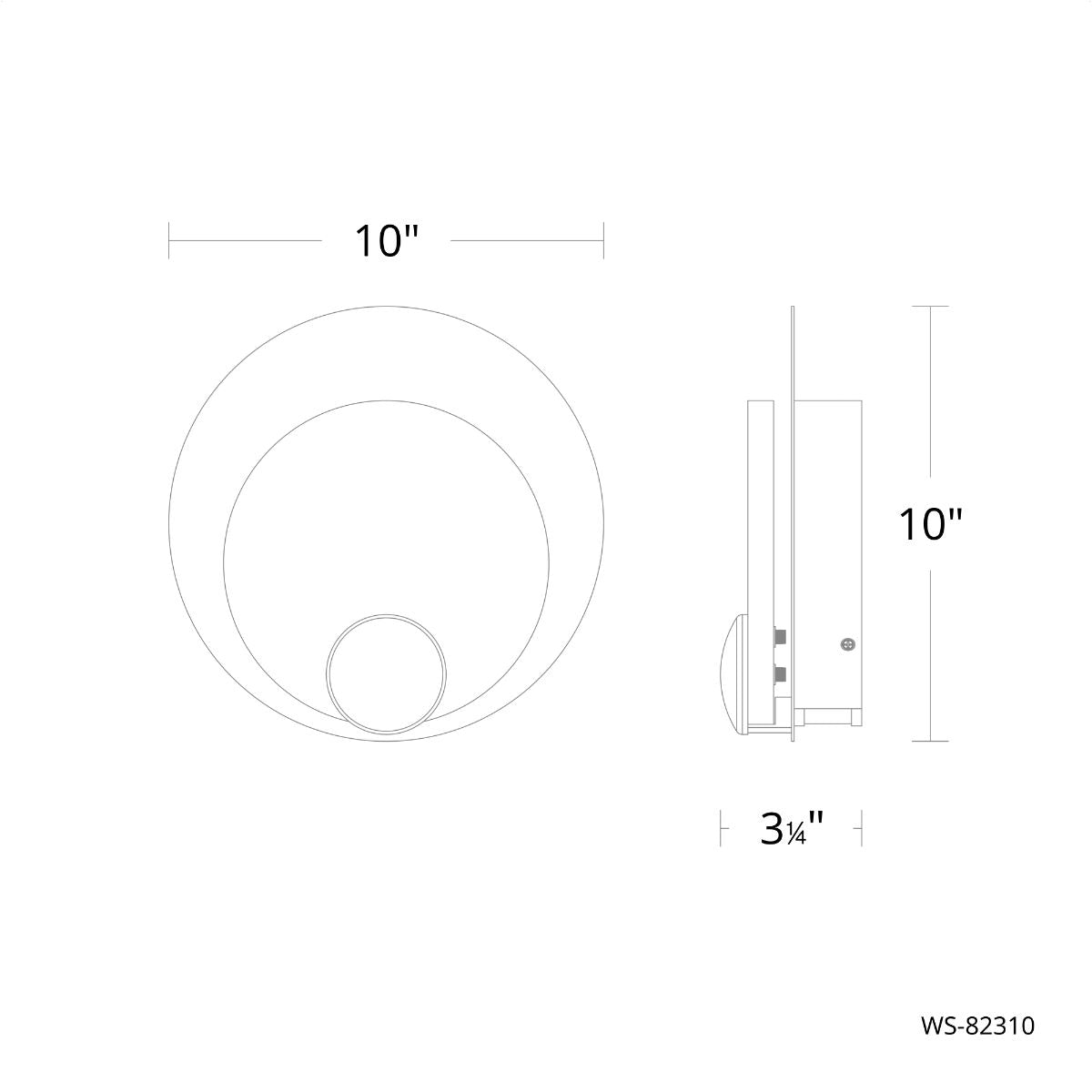 Rowlings 10 in. LED Wall Sconce - Bees Lighting