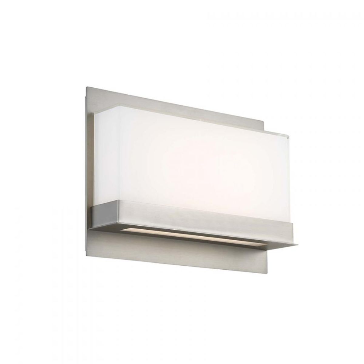 Lumnos 16" LED Wall Sconce, Satin Nickel Finish - Bees Lighting