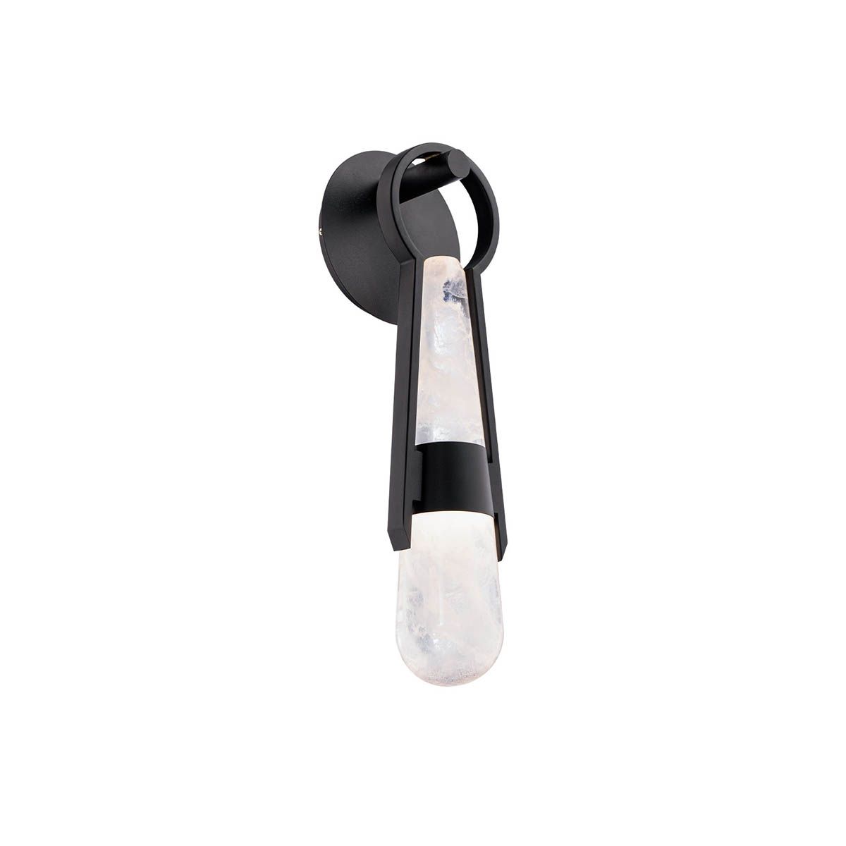 Ezra 18" LED Wall Sconce, Black Finish - Bees Lighting