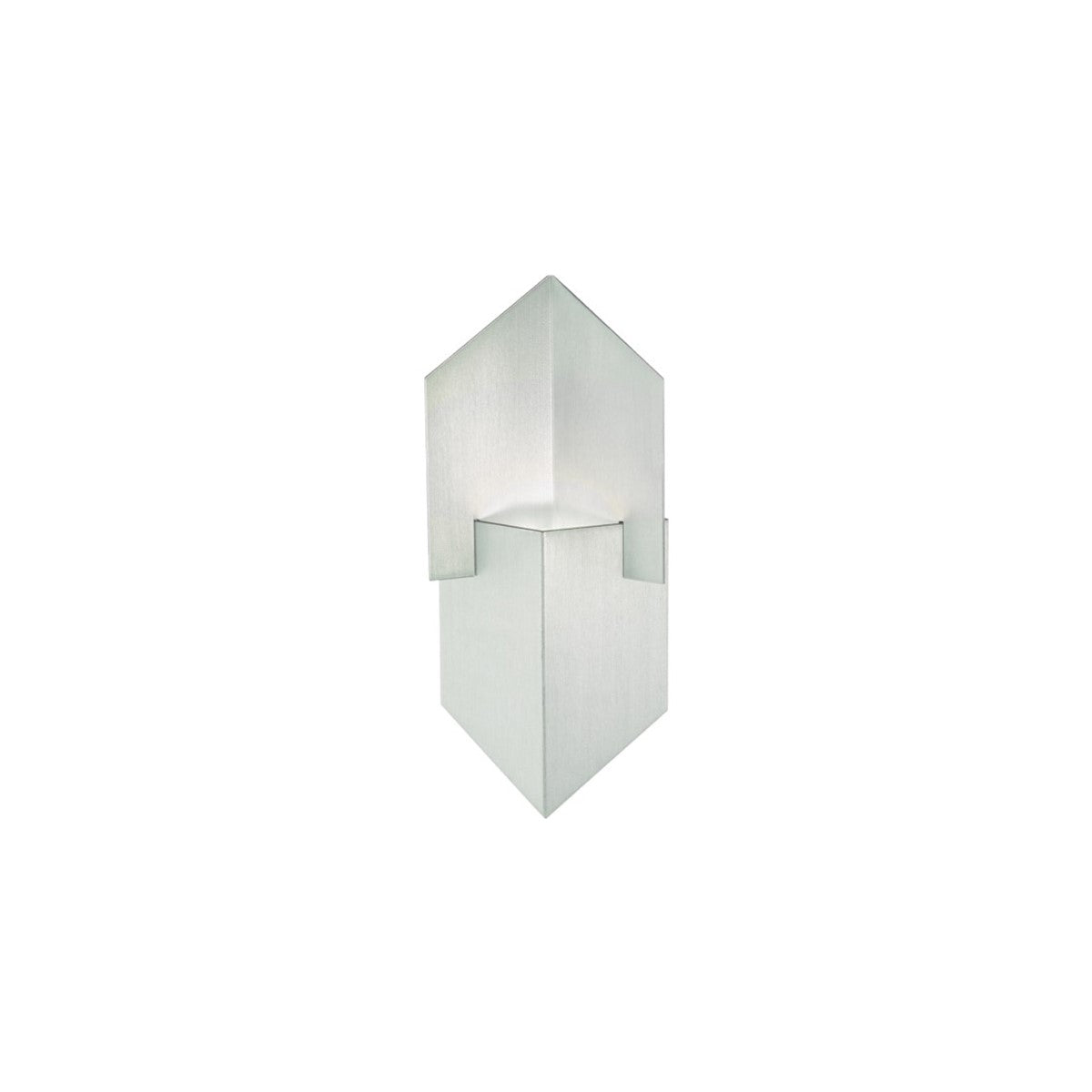 Cupid 14 In. LED Outdoor Wall Sconce Brushed Aluminum Finish - Bees Lighting