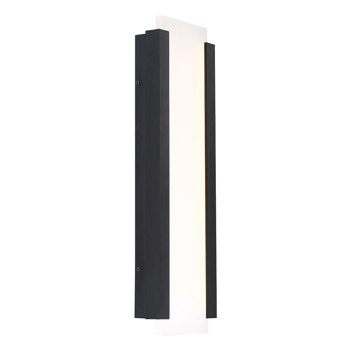 Fiction 20 In LED Wall Light 758 Lumens 3000K Black Finish - Bees Lighting