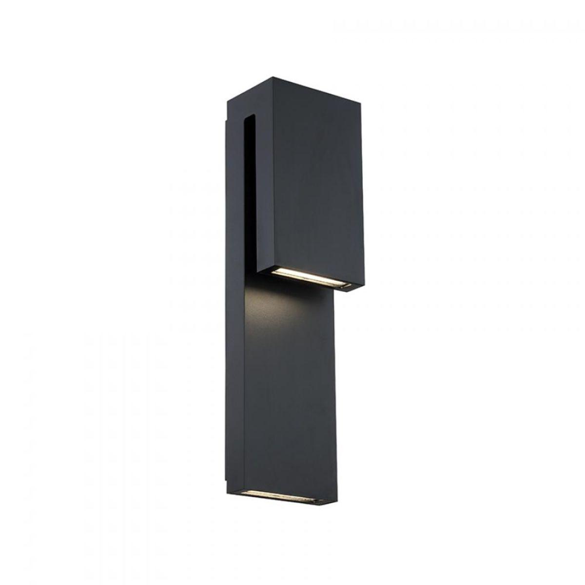 Double Down 18 in. LED Flush Mount Sconce