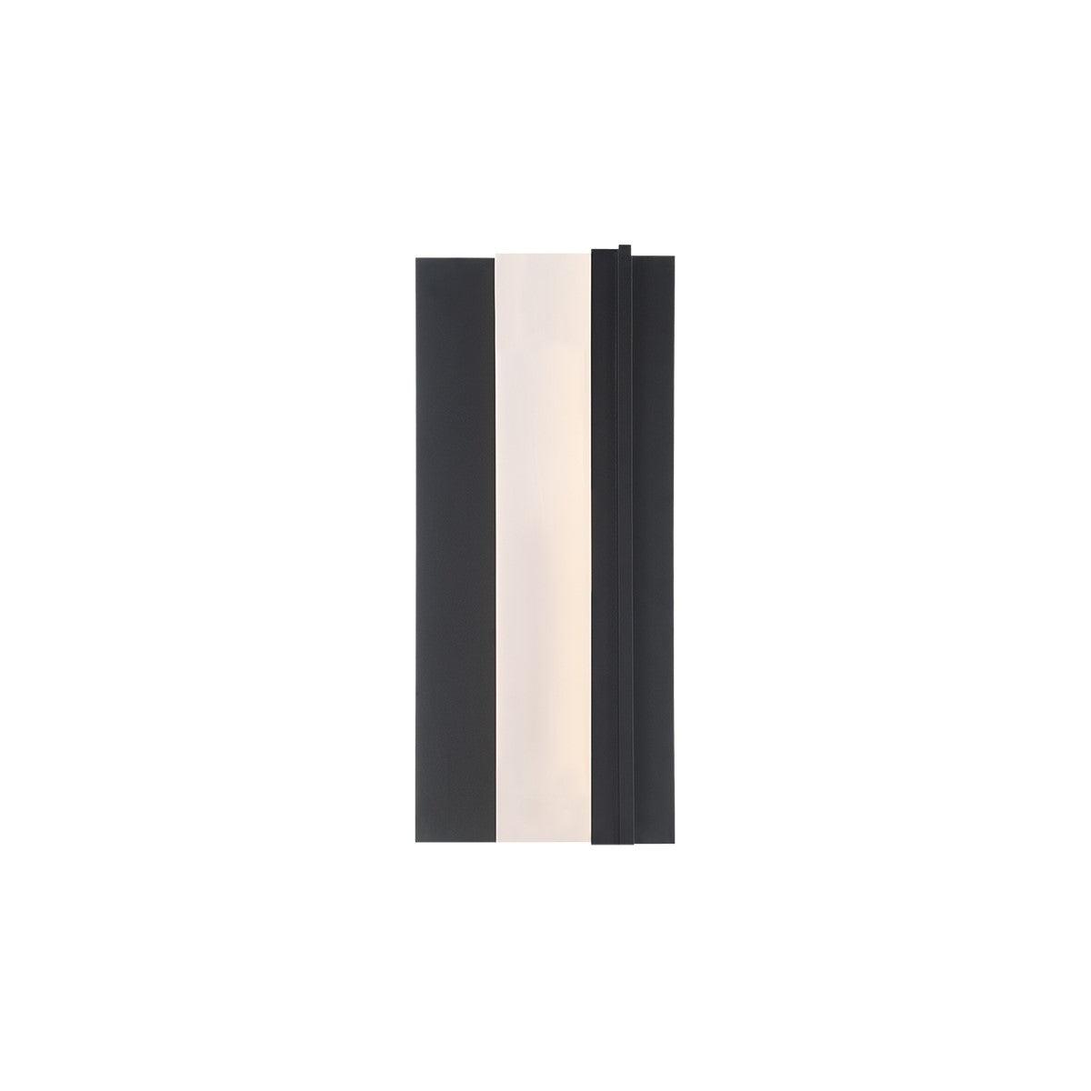 Enigma 18 In. LED Outdoor Wall Sconce Black Finish - Bees Lighting