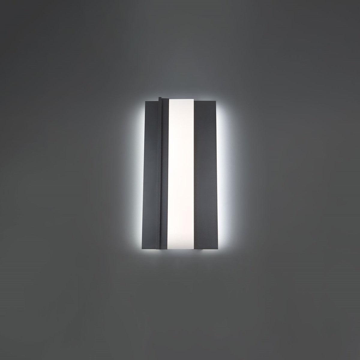 Enigma 18 In. LED Outdoor Wall Sconce Black Finish - Bees Lighting
