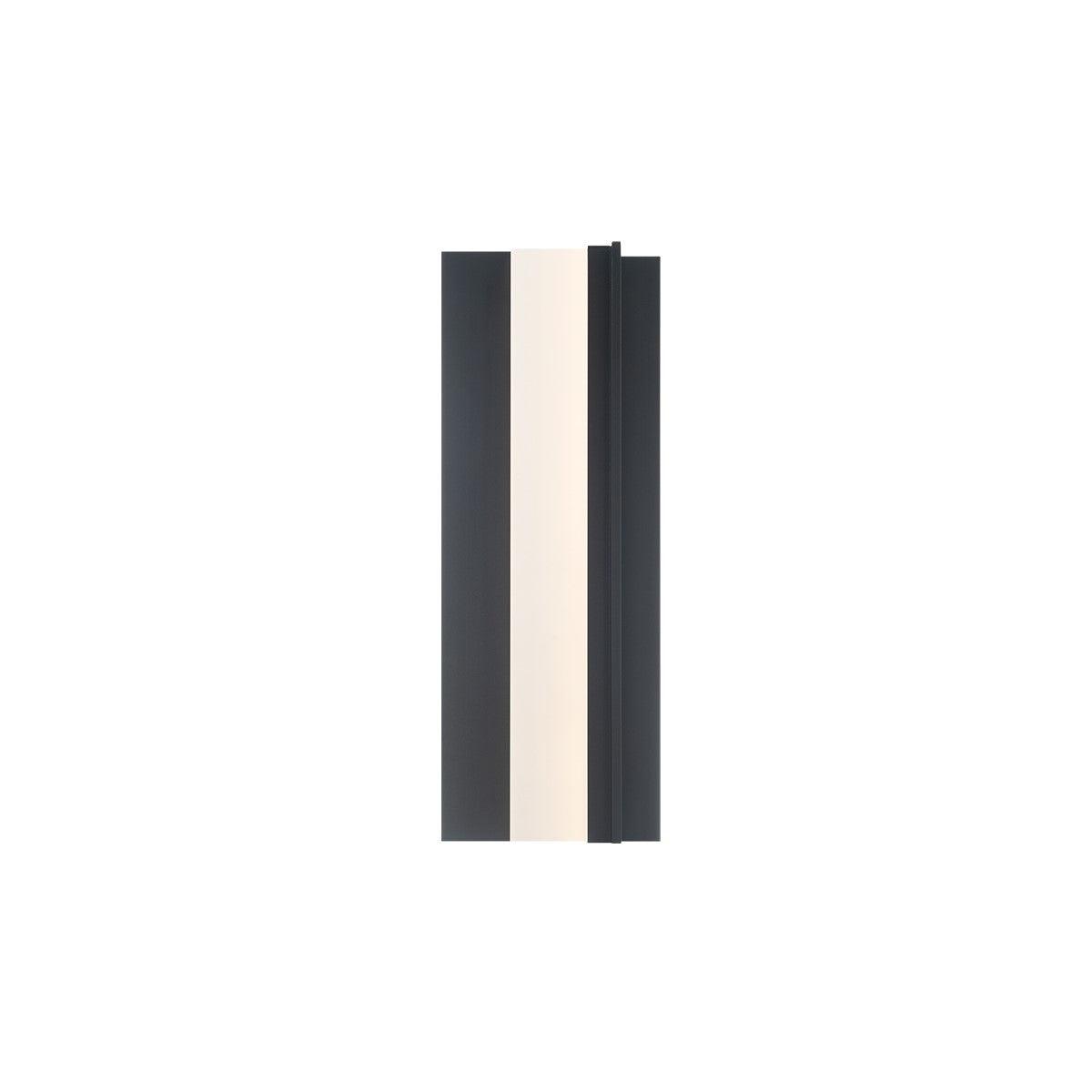 Enigma LED Outdoor Wall Sconce Black Finish - Bees Lighting