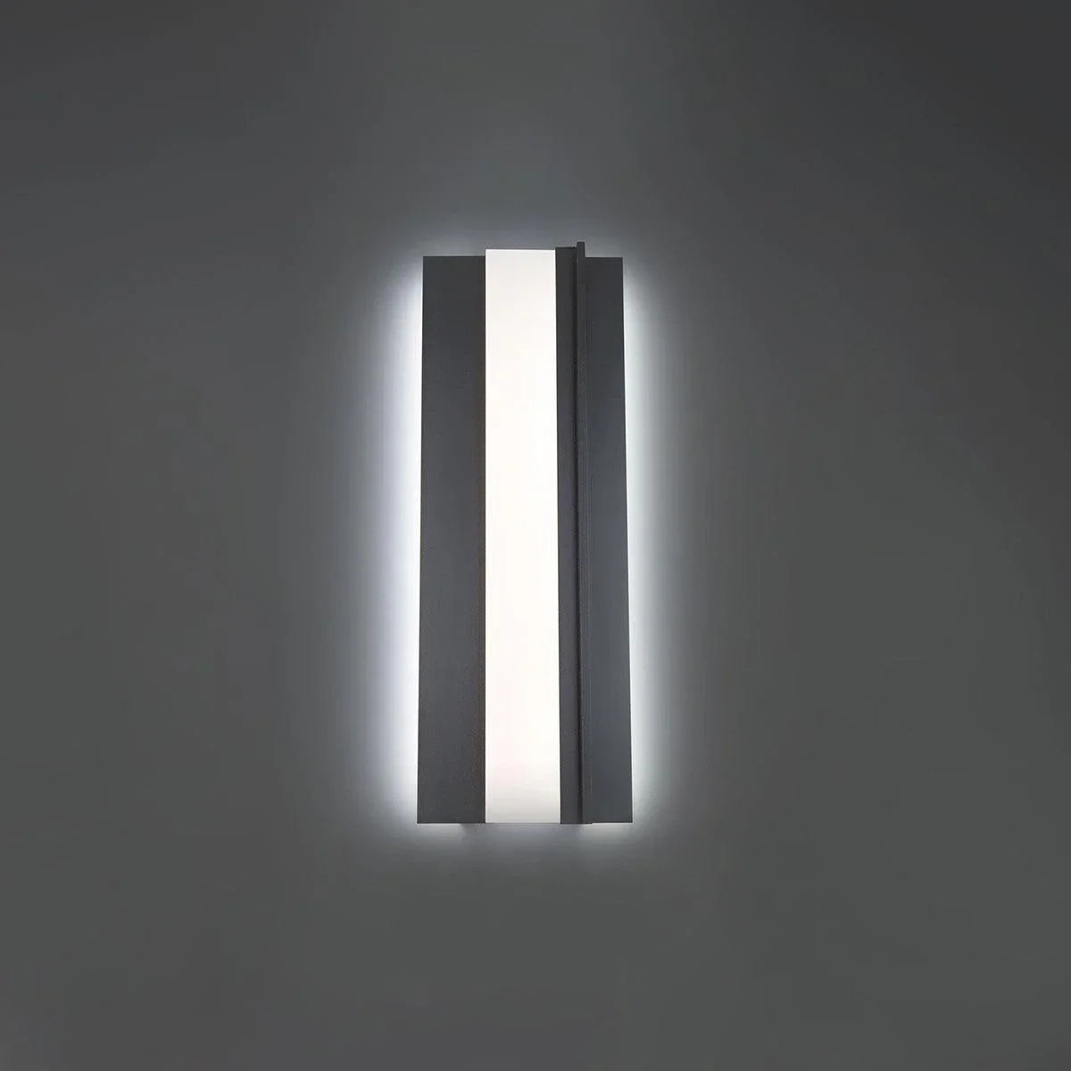 Enigma LED Outdoor Wall Sconce Black Finish - Bees Lighting