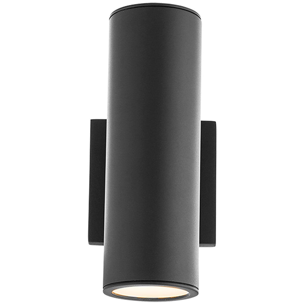 9 In. 2 Lights Outdoor Cylinder LED Wall Sconce Up/Down Light