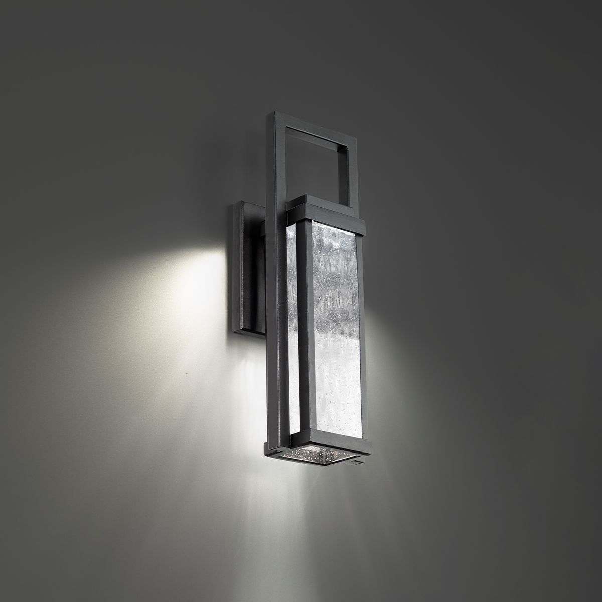 Revere 15 In. LED Outdoor Wall Sconce Black Finish