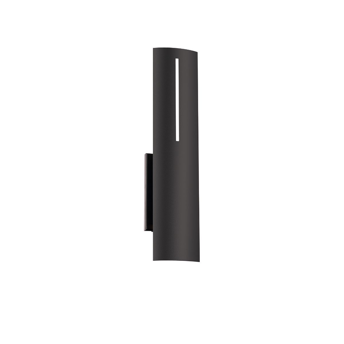 Aegis 20 In. LED Outdoor Wall Sconce 3500K Black Finish