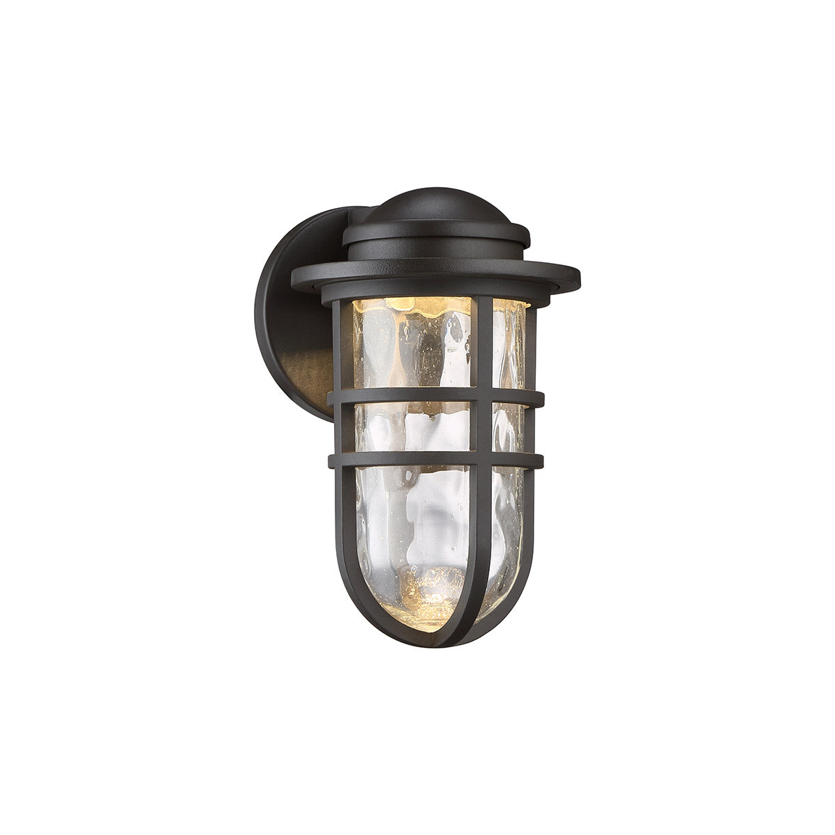 Steampunk 9 in. LED Outdoor Wall Sconce 3000K Bronze Finish - Bees Lighting