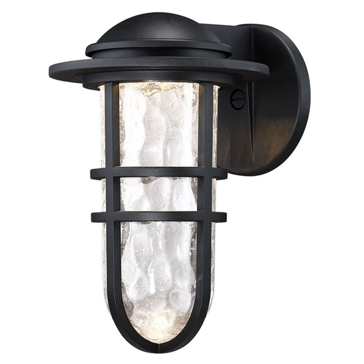 Steampunk 13 in. LED Outdoor Wall Sconce 3000K Black Finish - Bees Lighting
