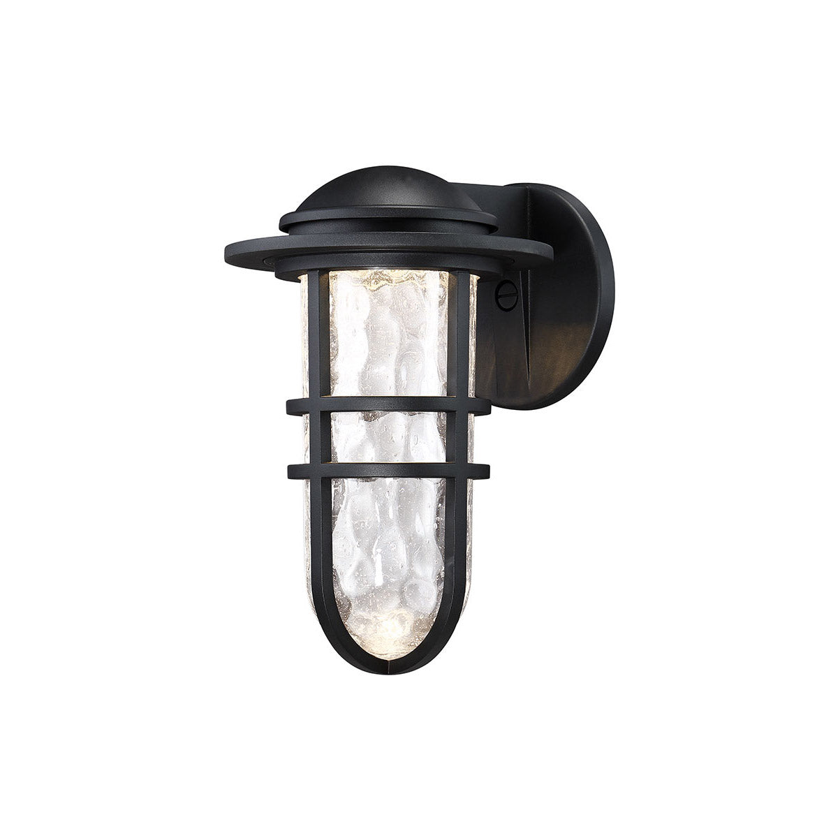 Steampunk 13 in. LED Outdoor Wall Sconce 3000K Black Finish - Bees Lighting