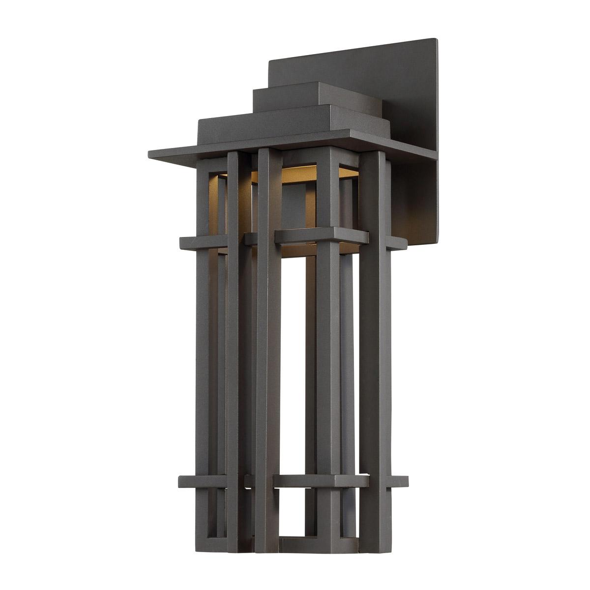 Nest 16 in. LED Outdoor Wall Sconce 280 Lumens 3000K Bronze Finish