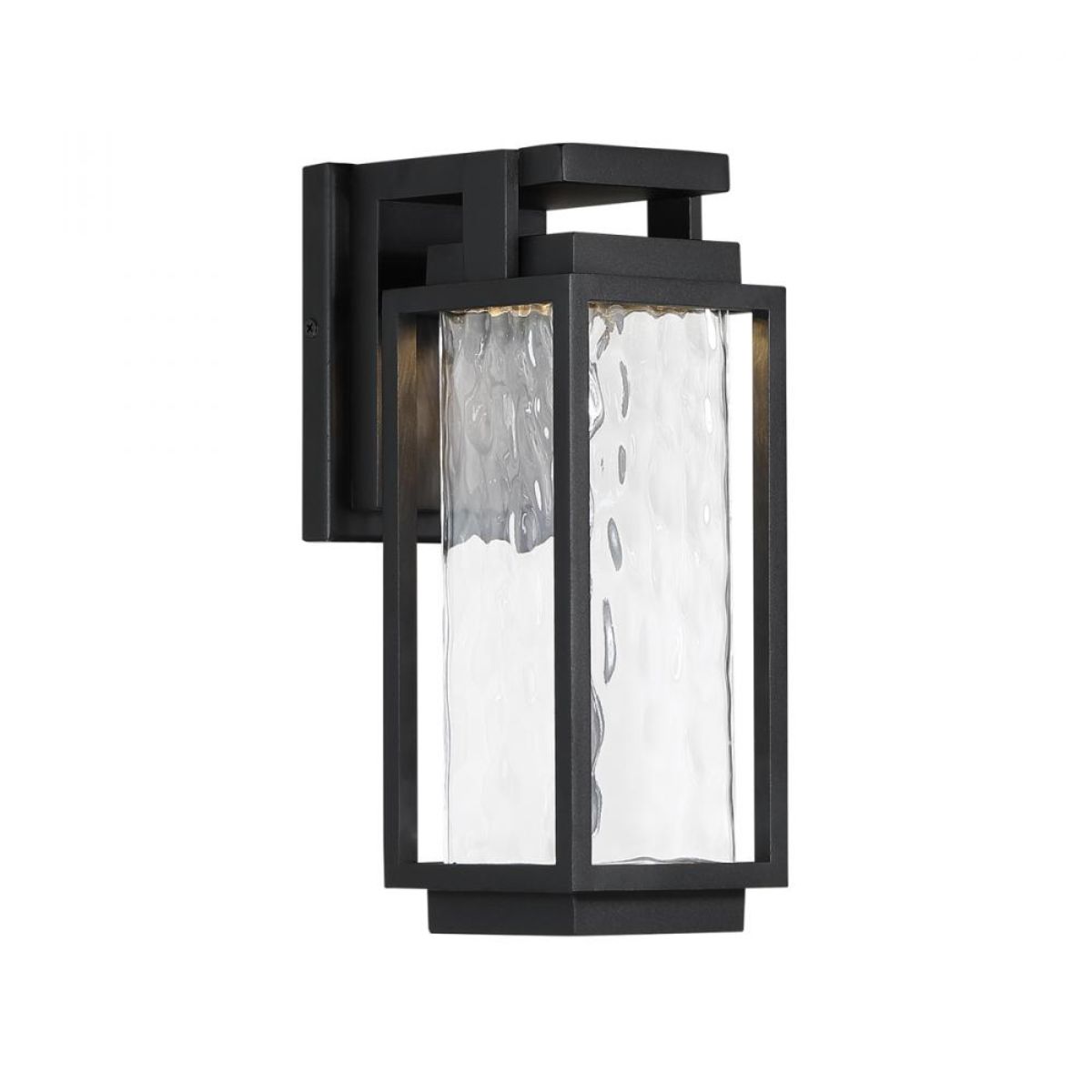 Two If By Sea 12 In. LED Outdoor Wall Sconce 870 lumens Black Finish