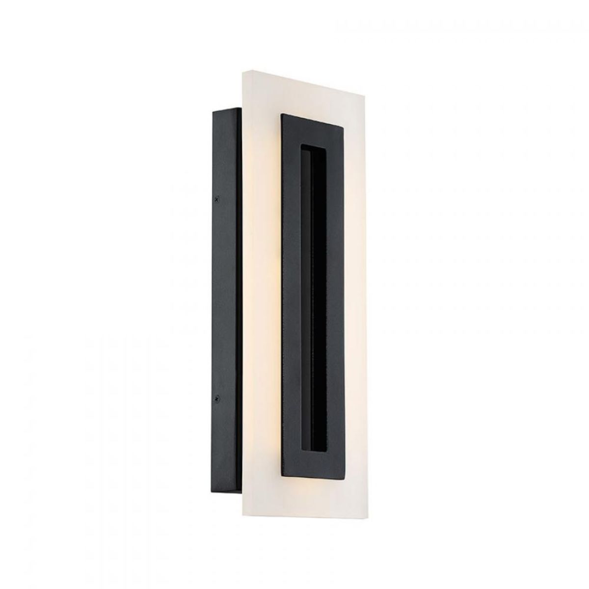 Shadow 17 In. LED Outdoor Wall Sconce 722 lumens Black Finish