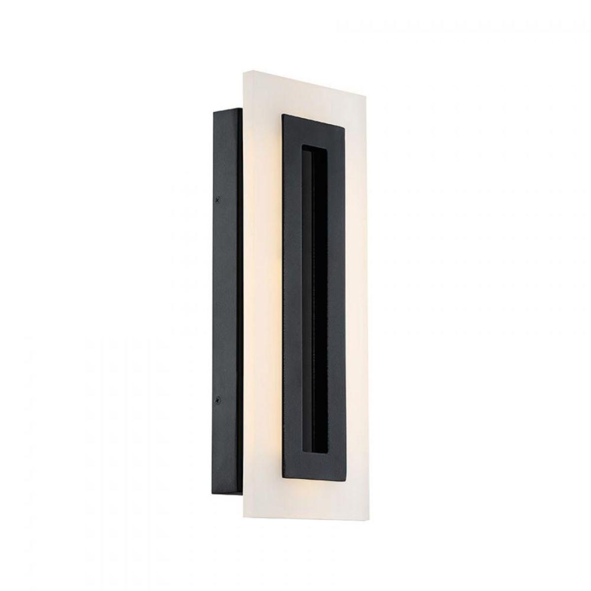 Shadow LED Outdoor Wall Sconce 722 lumens Black Finish - Bees Lighting