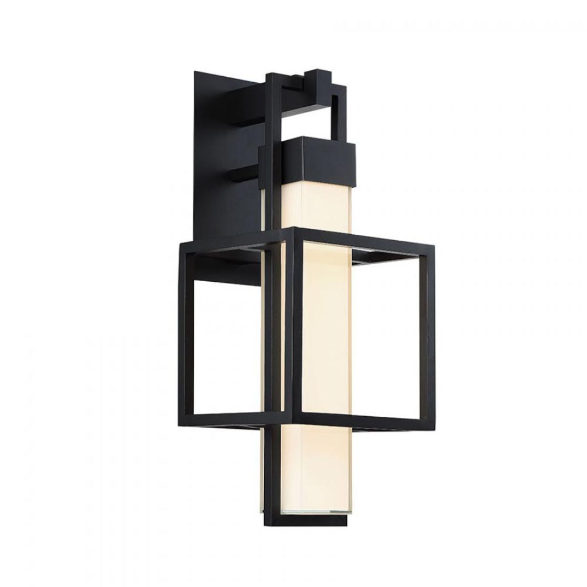 Logic 23 In. LED Outdoor Wall Sconce Black Finish