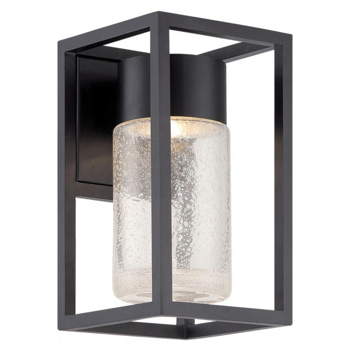 Structure 11 In. LED Outdoor Wall Sconce Black Finish