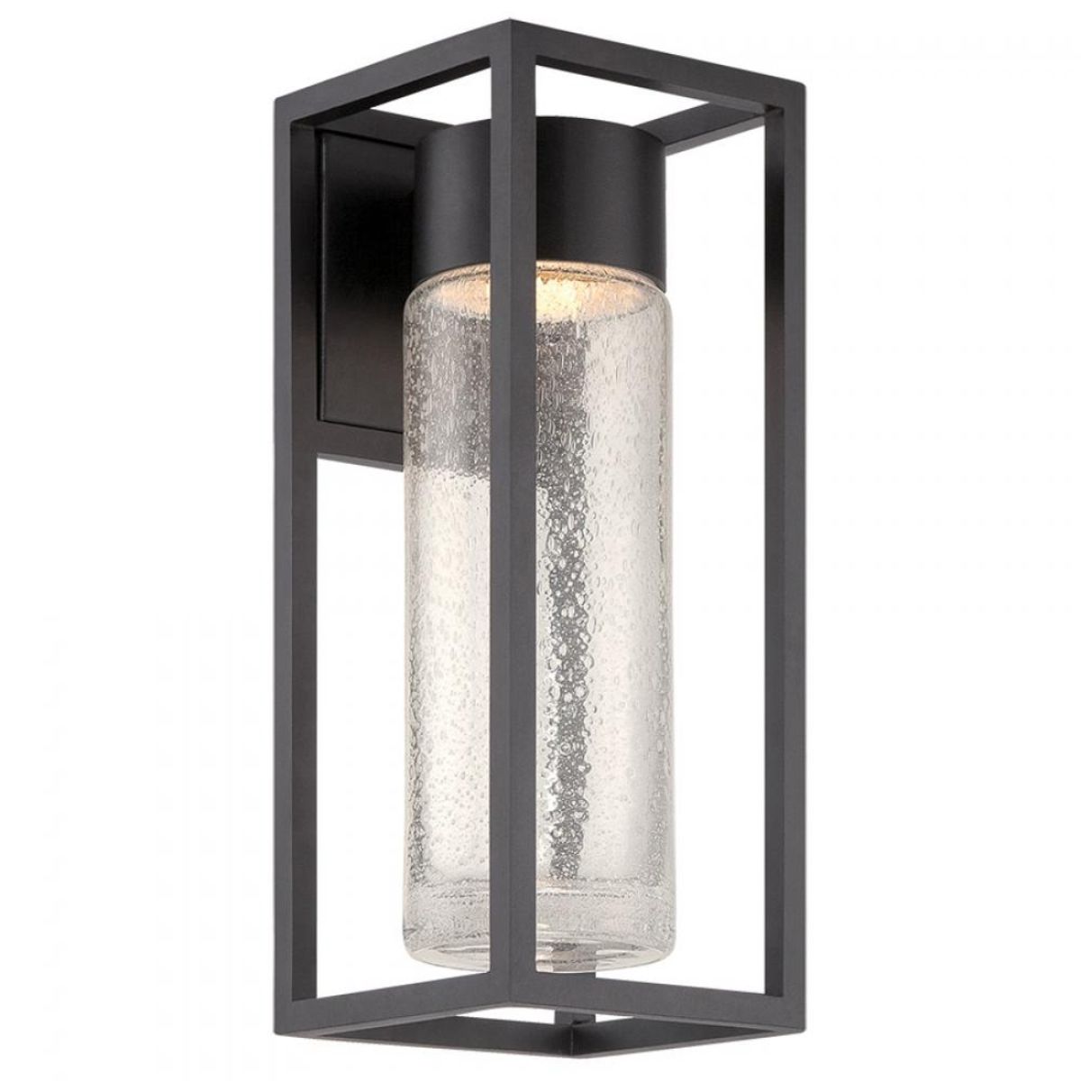Structure 16 In. LED Outdoor Wall Sconce Black Finish