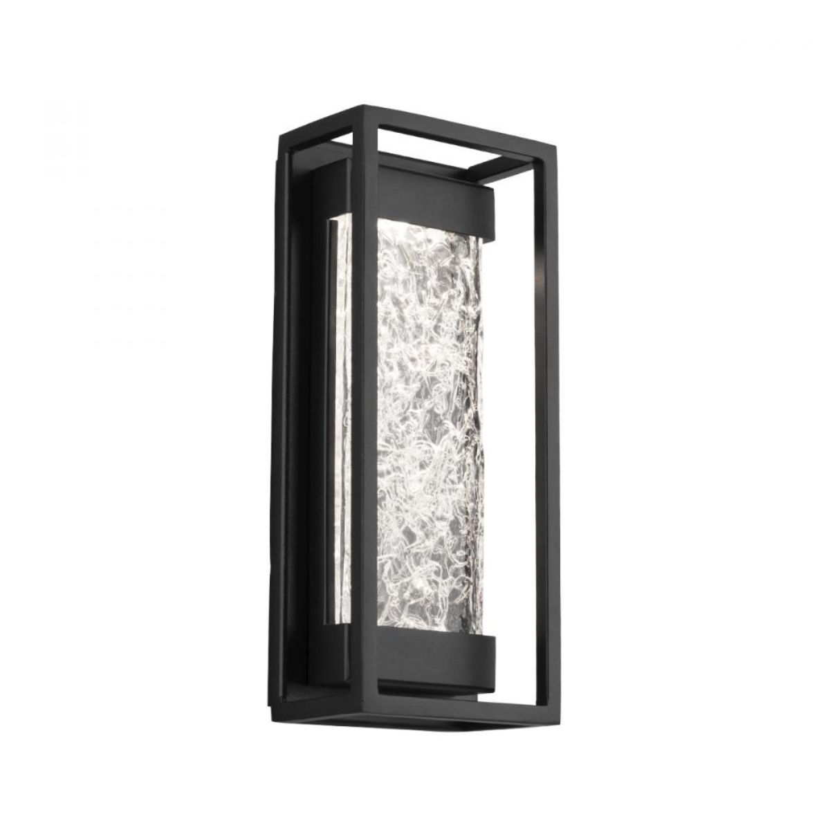 Elyse 12 In. LED Outdoor Wall Sconce Black Finish