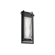 Haze LED Outdoor Wall Sconce Black Finish - Bees Lighting