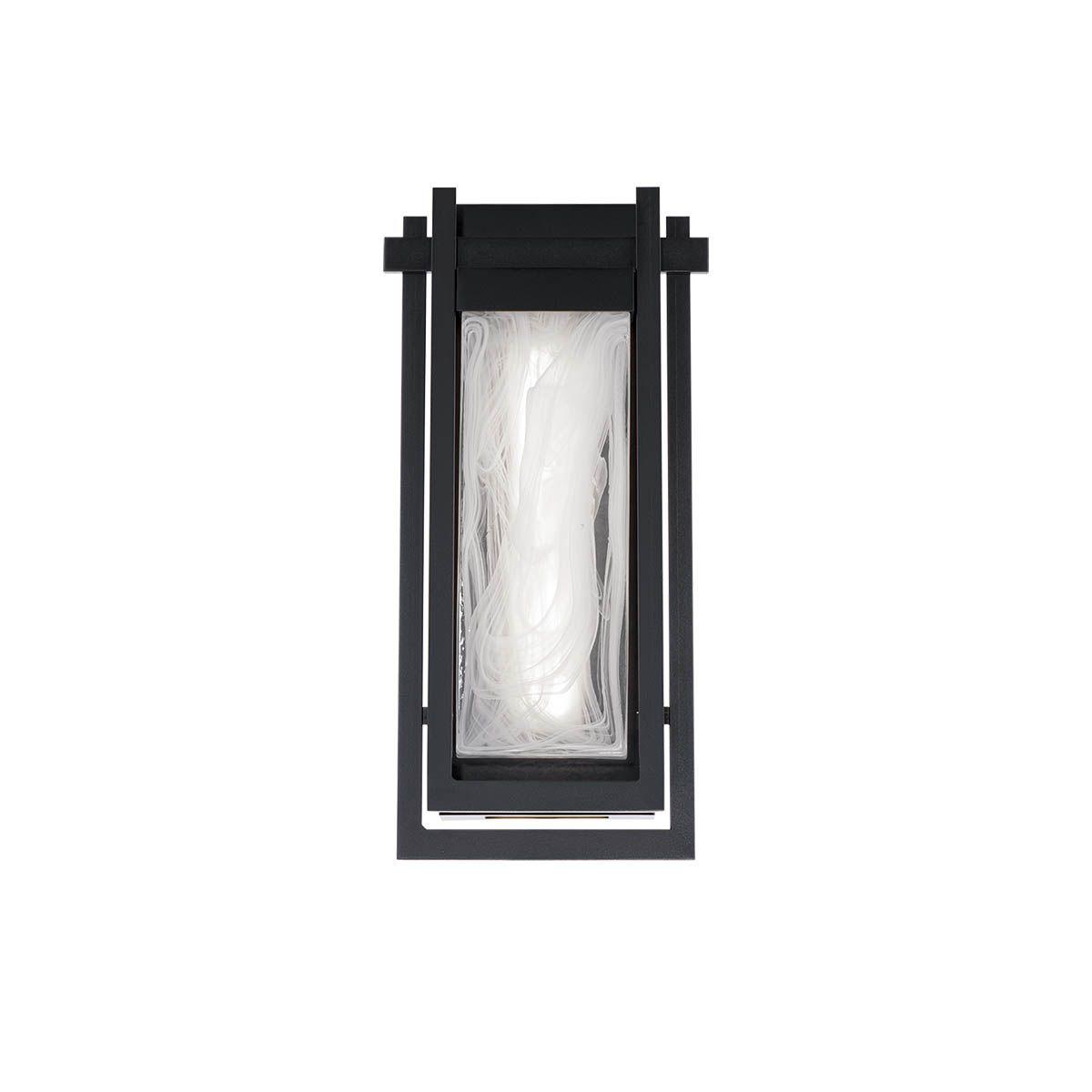 Haze 16 In. LED Outdoor Wall Sconce Black Finish