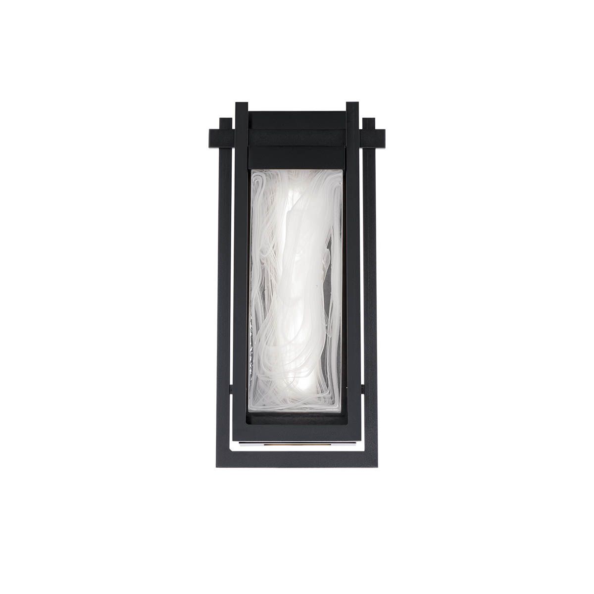 Haze 16" LED Outdoor Wall Sconce, Black Finish - Bees Lighting