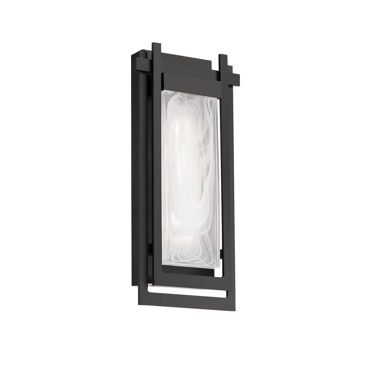 Haze LED Outdoor Wall Sconce Black Finish - Bees Lighting
