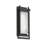 Haze LED Outdoor Wall Sconce Black Finish - Bees Lighting