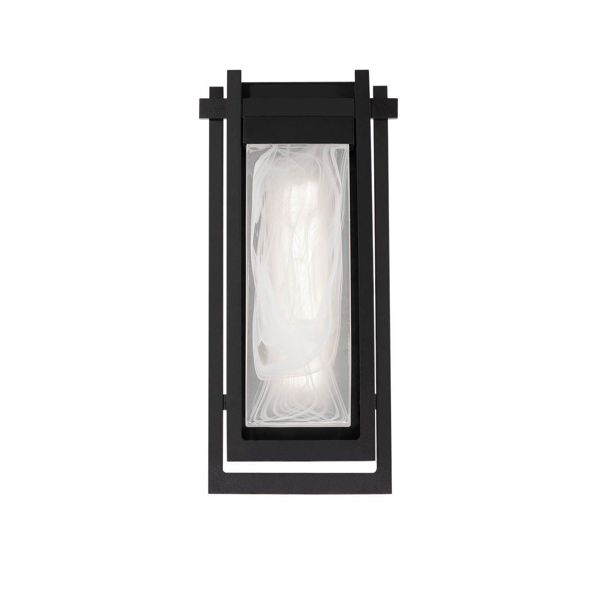 Haze LED Outdoor Wall Sconce Black Finish - Bees Lighting
