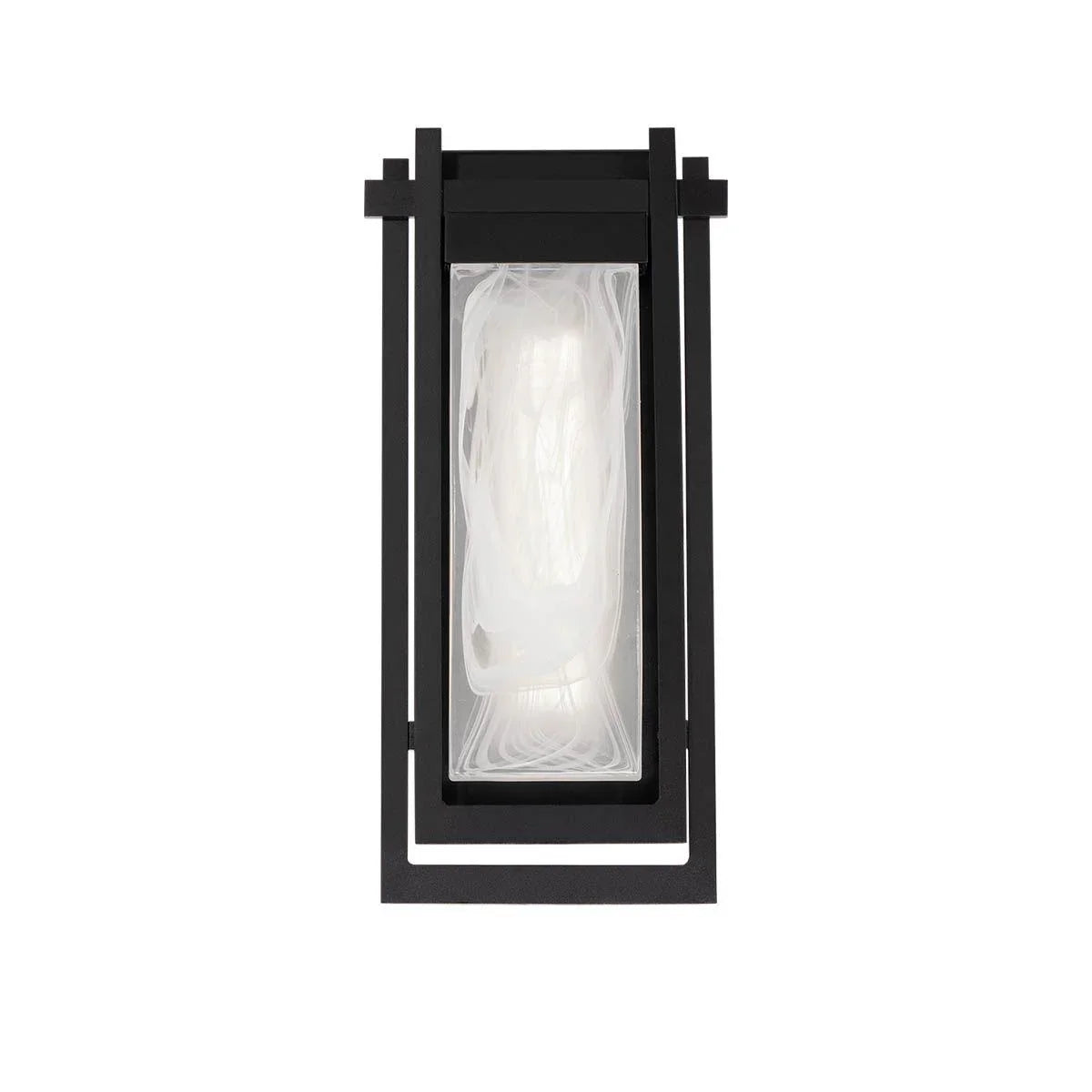 Haze LED Outdoor Wall Sconce Black Finish - Bees Lighting