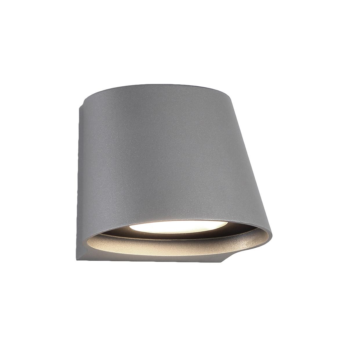 Mod 6 in. LED Outdoor Wall Sconce 3000K Graphite - Bees Lighting