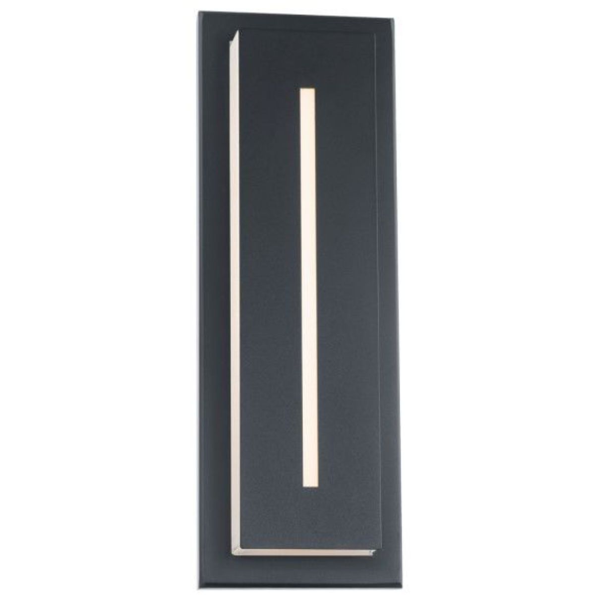 Midnight 16 In. LED Outdoor Wall Sconce 3000K Black Finish