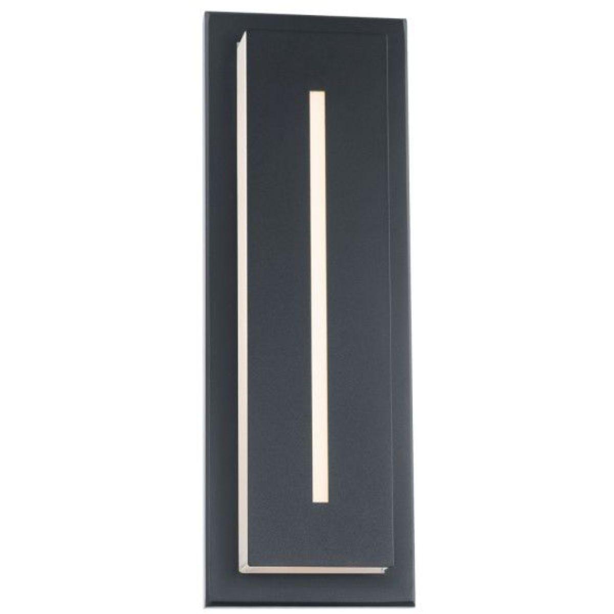 Midnight 16 In. LED Outdoor Wall Sconce 3000K Black Finish - Bees Lighting