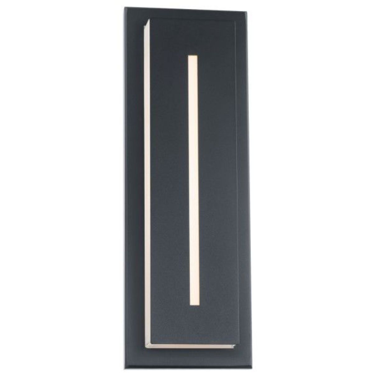 Midnight 16" LED Outdoor Wall Sconce, 3000K, Black Finish - Bees Lighting