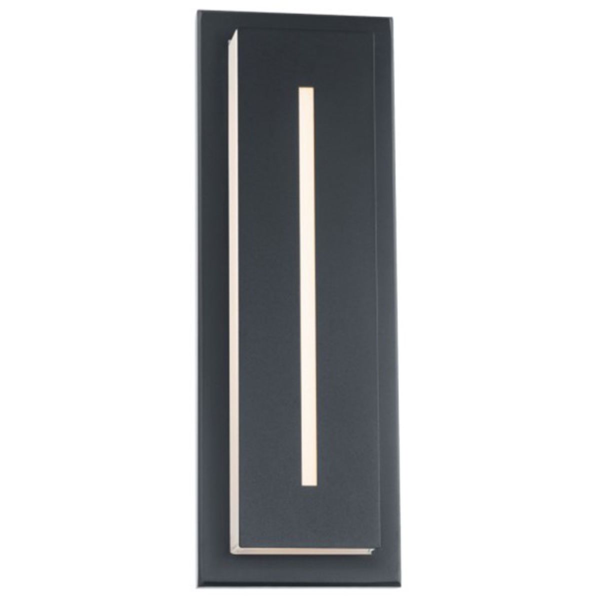 Midnight 16" LED Outdoor Wall Sconce, 3000K, Black Finish - Bees Lighting
