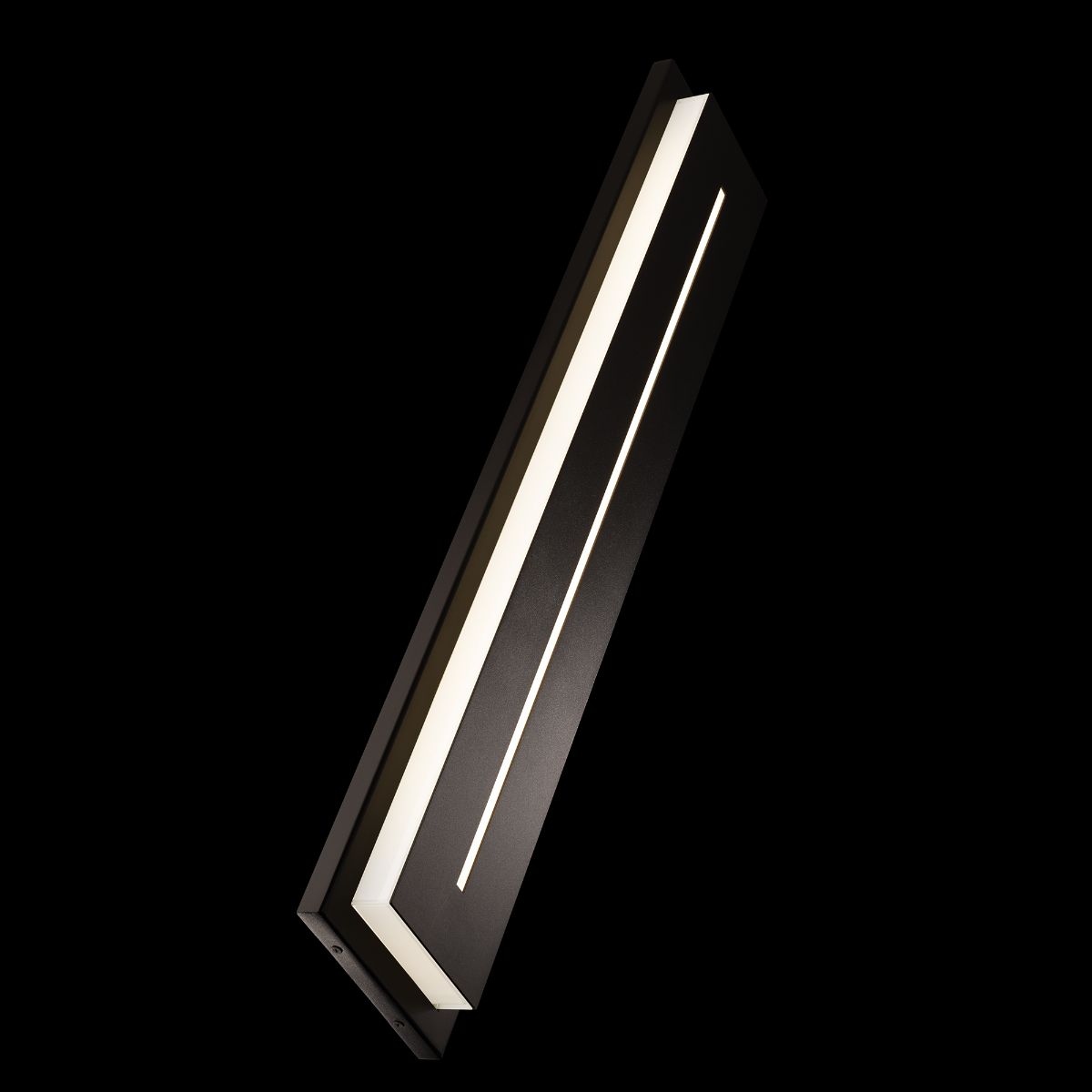 Midnight 36 In. LED Outdoor Wall Sconce 3000K Black Finish