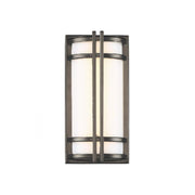 Skyscraper 12" LED Outdoor Wall Sconce, Bronze Finish - Bees Lighting