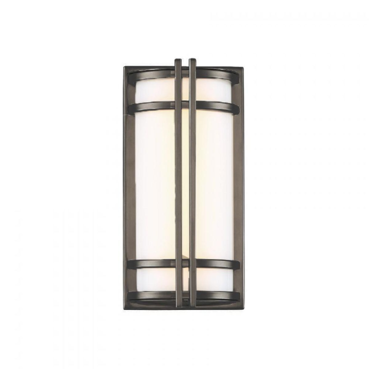 Skyscraper 12" LED Outdoor Wall Sconce, Bronze Finish - Bees Lighting